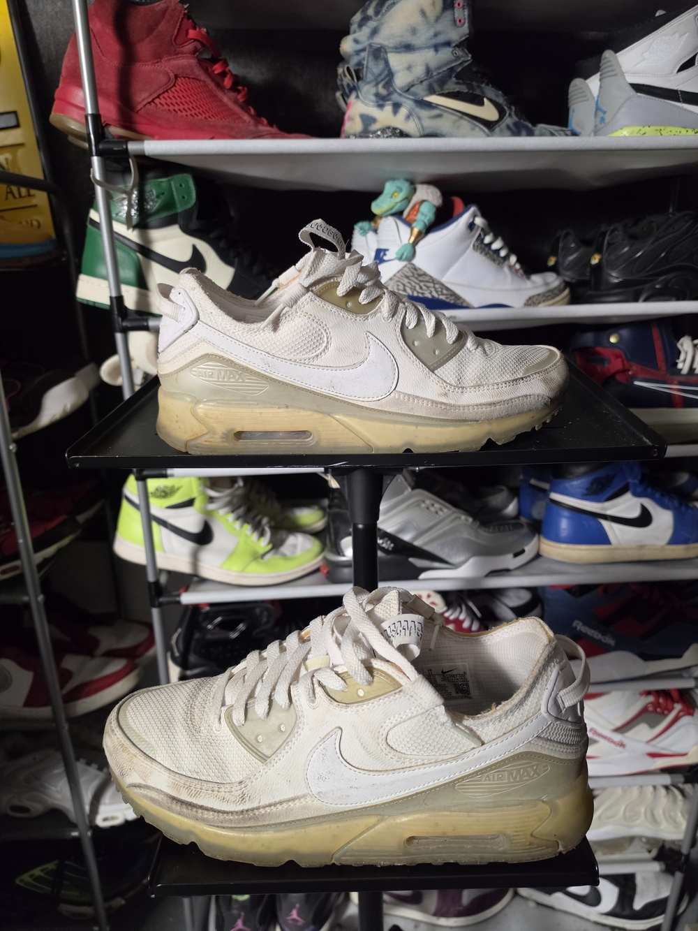 🔥 Nike Terrascape Air Max 90 White and Cream Mens Size 11 Athletic Sneakers